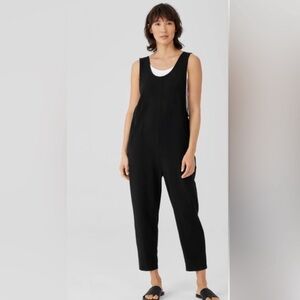 Eileen Fisher Organic Cotton Black Jumpsuit